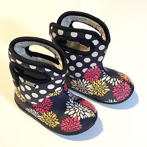 Bogs Rain Boots Floral Toddler Sz 5